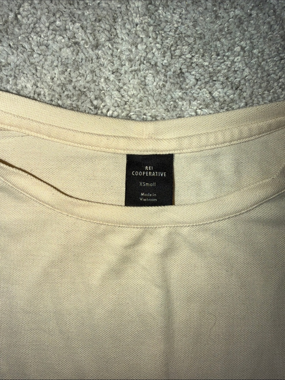 REI Women's Long Sleeve Crewneck Top - Beige - Picture 2 of 4